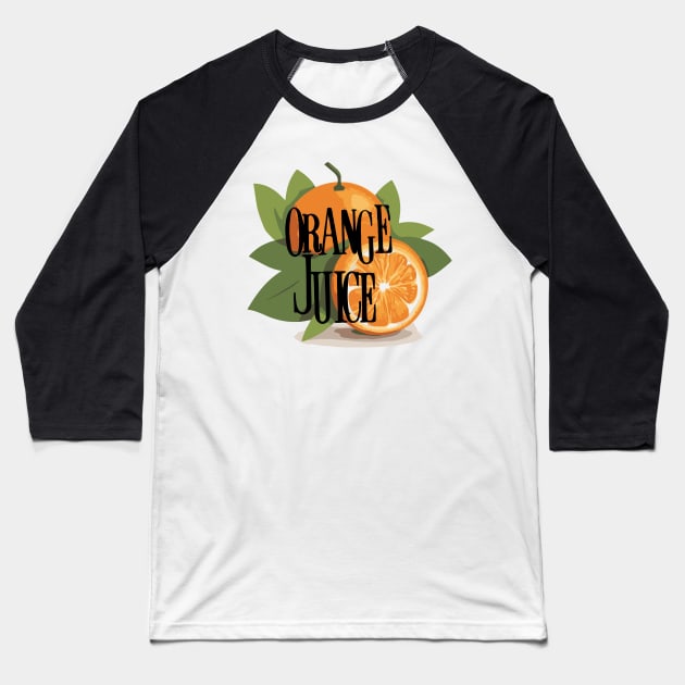 Orange Juice / Jangle Pop Fan Art Baseball T-Shirt by Trendsdk